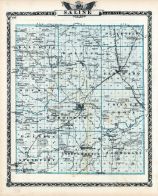 Saline County Map, Illinois State Atlas 1876